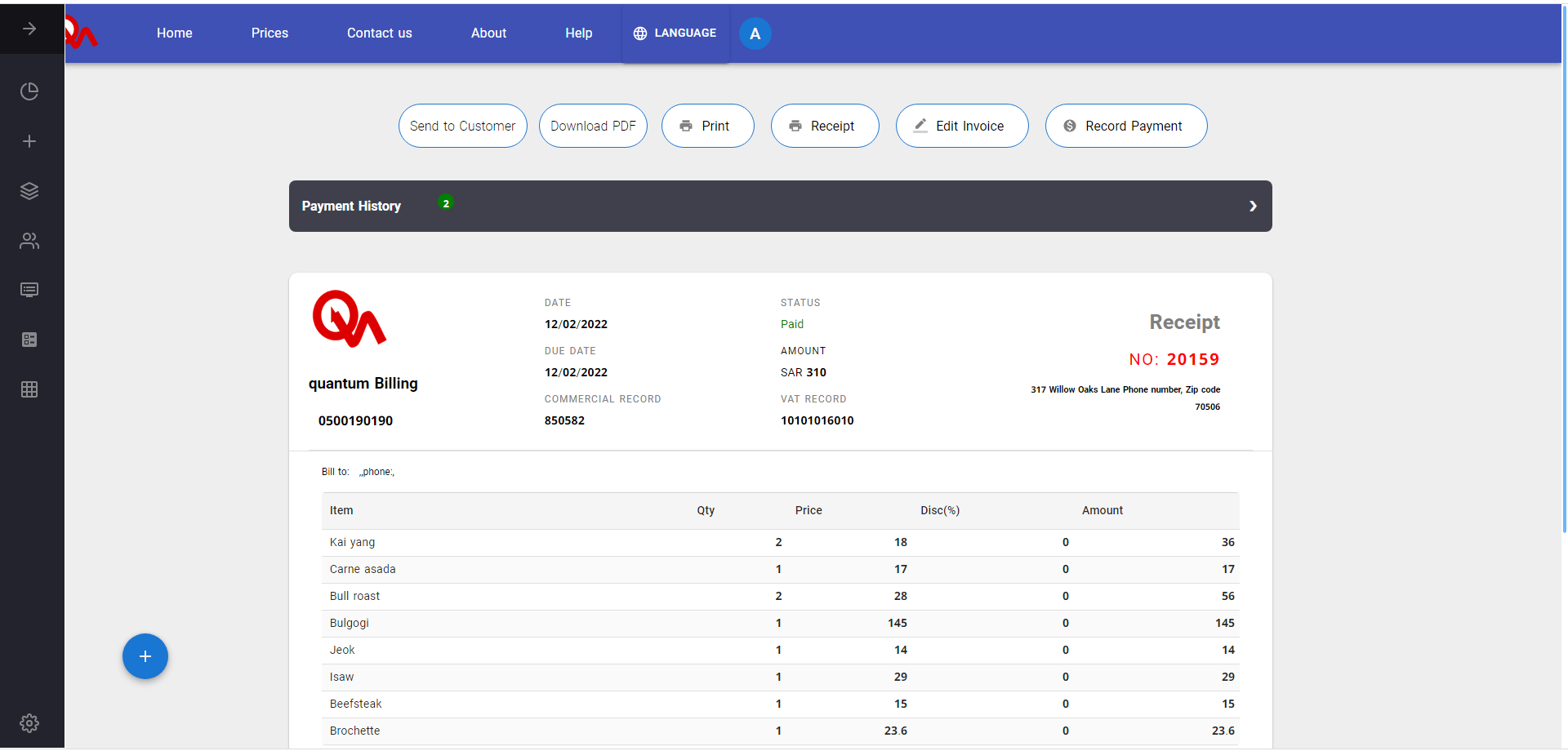 quantumbilling Free Invoicing App for Freelancers and Small Businesses